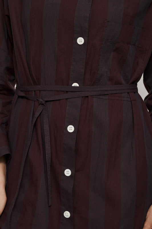 IL BURGUNDY VESTITO DRESS