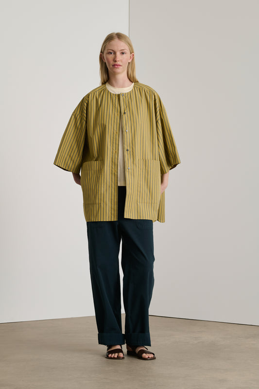 Blouse Diva - Ocre/Vert - Coton - Femme