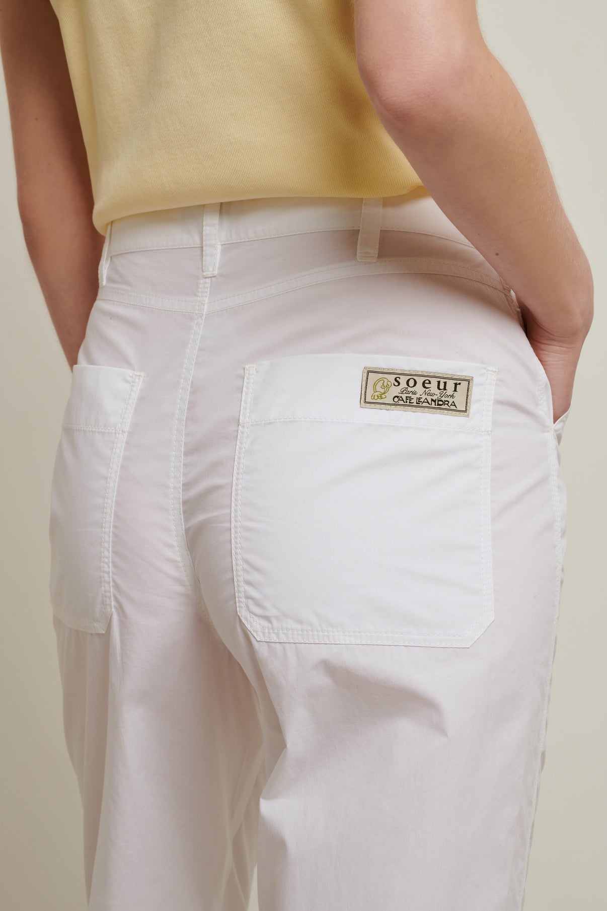 NAPOLEON WHITE TROUSERS vue 5