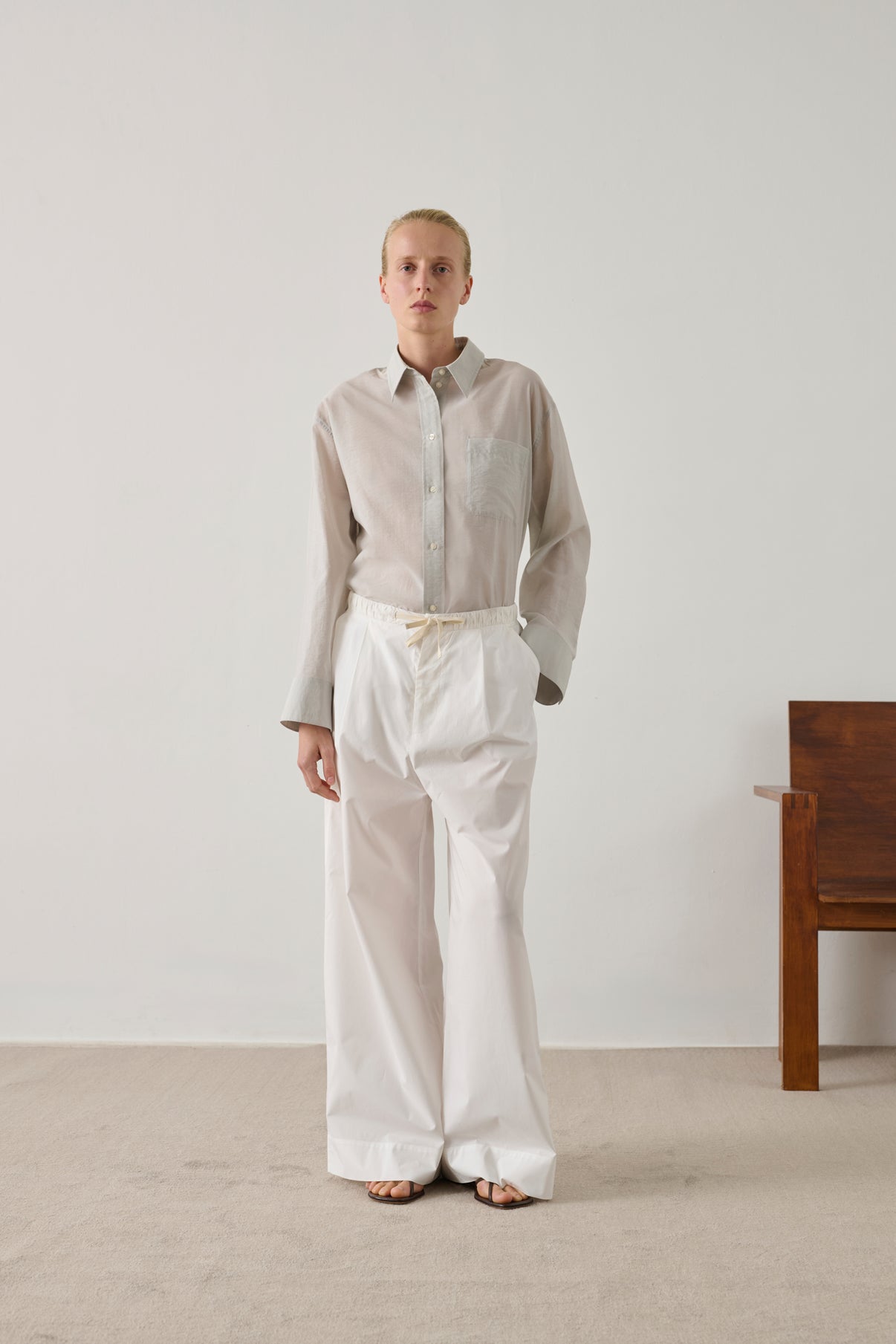 Chemise Francesca - Gris Clair - Femme vue 5