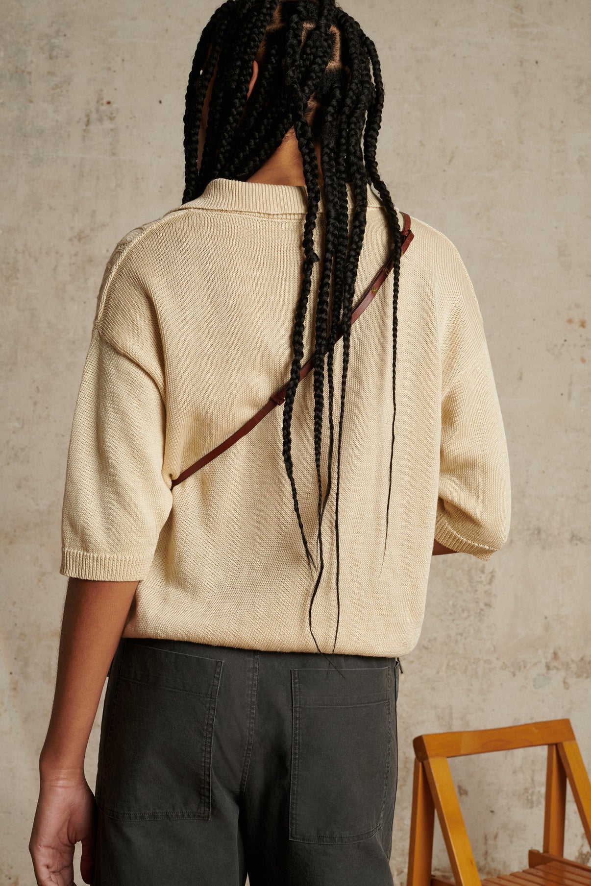 TILOUP OFF-WHITE PULLOVER vue 2