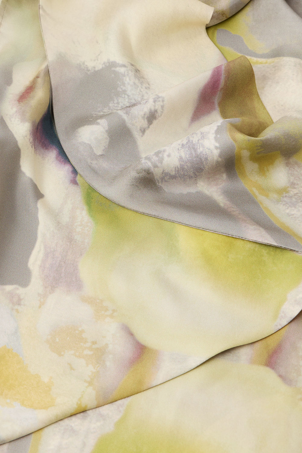 Robe Iberis - Jaune - Soie - Femme vue 7